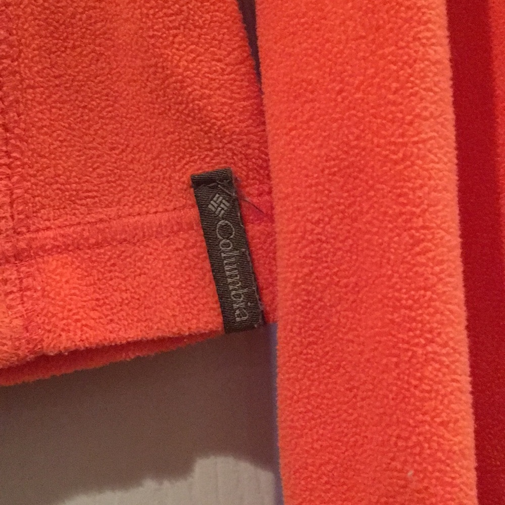 Orange Columbia fleece - Picture 2 of 3